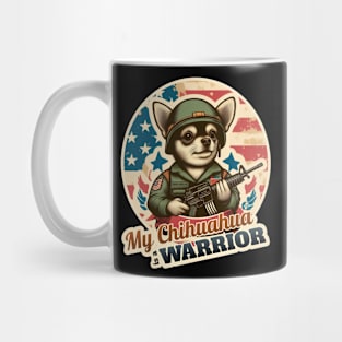 Chihuahua soldier Mug